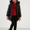 LELA Regular FitCappotto InvernaleBlack Bambini Abbigliamento Outwear L6S23L002-Q11