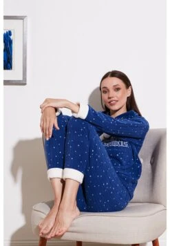 LELA Regular FitPigiamaDark Blue Donna Intimo Notte E Loungewear L6S81P013-K11 -Lela 0038e52426fd4c2a863c3b8d89d80379