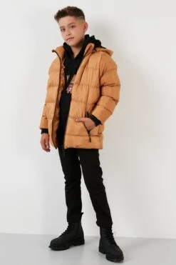 LELA Regular FitGiacca InvernaleMustard Color Bambini Abbigliamento Outwear L6S24L007-E11