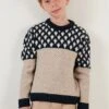 LELA MaglioneDark Blue Bambini Pullover & Cardigan L6S24J008-K11