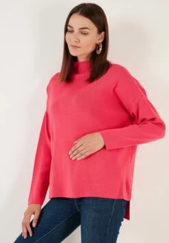 LELA Long Back MaglioneFuchsia Donna Maglieria L6S21I00H-J11 -Lela 027003958d5d412a9f87823488c6b027