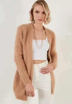 LELA Regular FitCardiganCaramel Donna Maglieria L6S21I03K-O11 -Lela 02d2f56ad5c94d5b814a94d5259da6a4