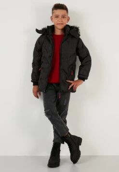 LELA Regular FitGiacca InvernaleBlack Bambini Abbigliamento Outwear L6S24L00G-Q12