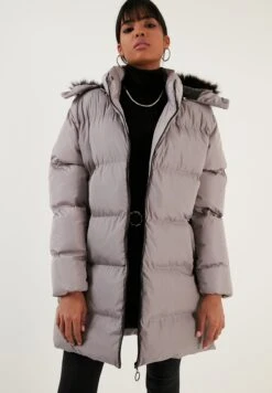 LELA Regular FitCappotto InvernaleLight Grey Donna Cappotti L6S21U027-C11