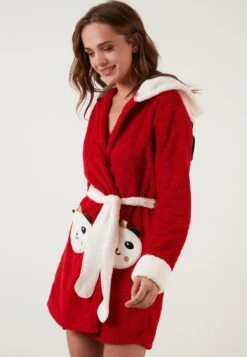 LELA Regular FitAccappatoioRed Donna Intimo Notte E Loungewear L6S81P00B-G11 -Lela 049b9ba8374948bfa6c65113e831de66