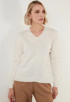 LELA Regular FitMaglioneEcru Donna Maglieria L6S21I03W-A11 -Lela 0539252928894103bec06ddd3dd19877