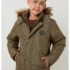 LELA Regular FitGiacca InvernaleDark Khaki Bambini Abbigliamento Outwear L6S24L00E-N11