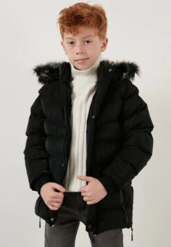 LELA Regular FitCappotto InvernaleBlack Bambini Abbigliamento Outwear L6S24L00P-Q11