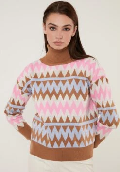 LELA Regular FitMaglioneCaramel Donna Maglieria L6S21I03B-O11 -Lela 06e0887d9ac64e328f5f103b0b13a049