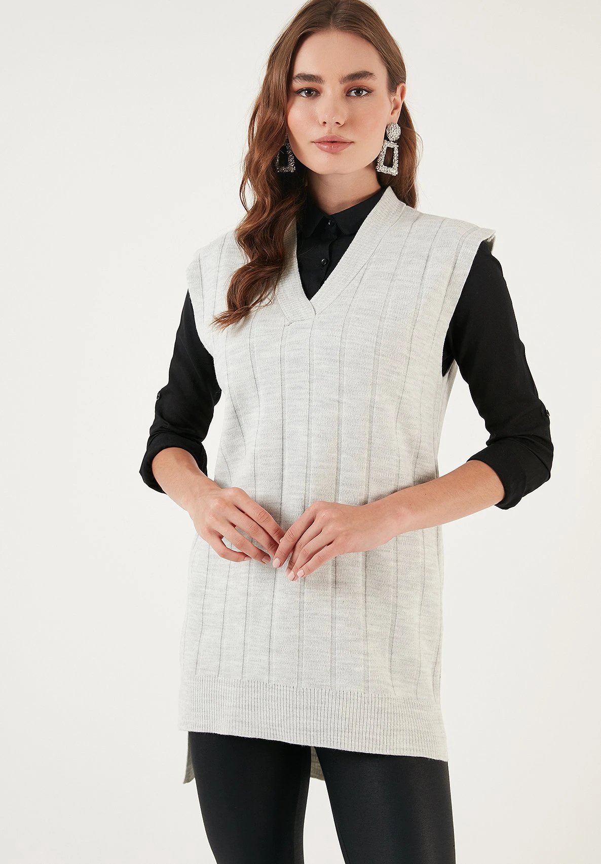 LELA Regular FitT-Shirt BasicSnow Grey Donna T-shirt E Top L6S21I05F-C11 5 LELA Regular FitT-Shirt BasicSnow Grey Donna T-shirt E Top L6S21I05F-C11 - immagine 5