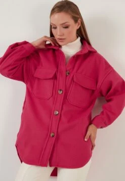 LELA Loose Fit - Giacca Leggera - Fuchsia -Lela 09a85df5a55c43e192251e13040e140c