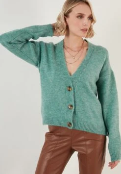 LELA Cardigan - Mint -Lela 09bb7d2d787d4b6186348aaf93484f8d