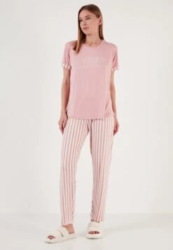 LELA Soft Touch SetPigiamaPowder Pink Donna Intimo Notte E Loungewear L6S81P00R-J11