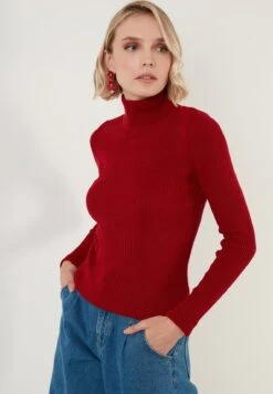 LELA Regular FitMaglioneRed Donna Maglieria L6S21I039-G11 -Lela 0b1b5ab3e2914fc0adfdb8aca1f8ad64