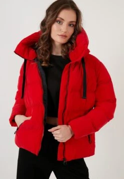Lela Hooded Puffer FlameGiacca InvernaleRed Donna Giacche E Blazer L6S21U00R-G11 -Lela 0b398dd24827421cb4be6524b48f8ac2
