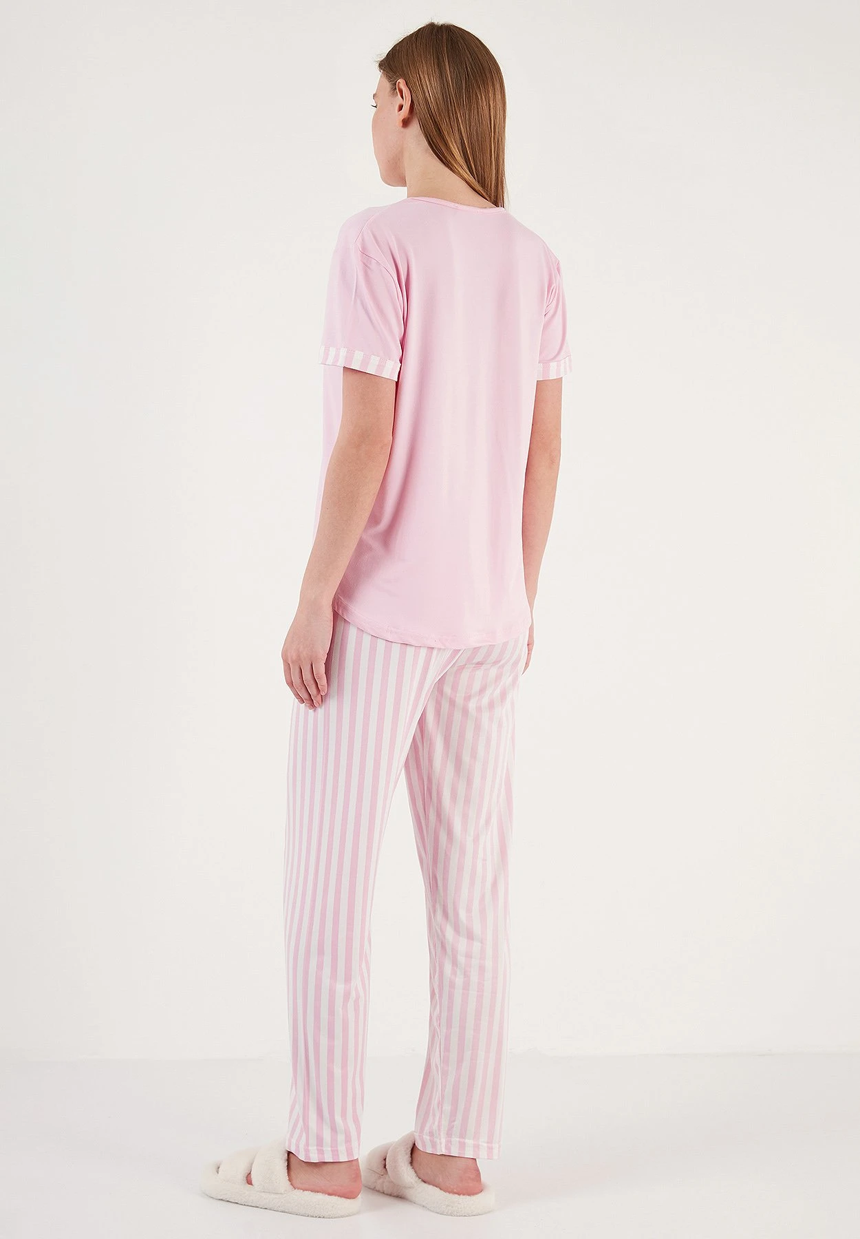 LELA Soft Touch SetPigiamaPink Donna Intimo Notte E Loungewear L6S81P00R-J12 3 LELA Soft Touch SetPigiamaPink Donna Intimo Notte E Loungewear L6S81P00R-J12 - immagine 3