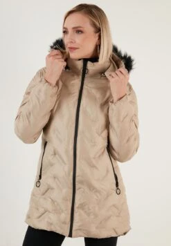 LELA Slim FitCappotto InvernaleStone Donna Cappotti L6S21U013-C11 -Lela 0b8d4601539a413bb092f1da313ff674