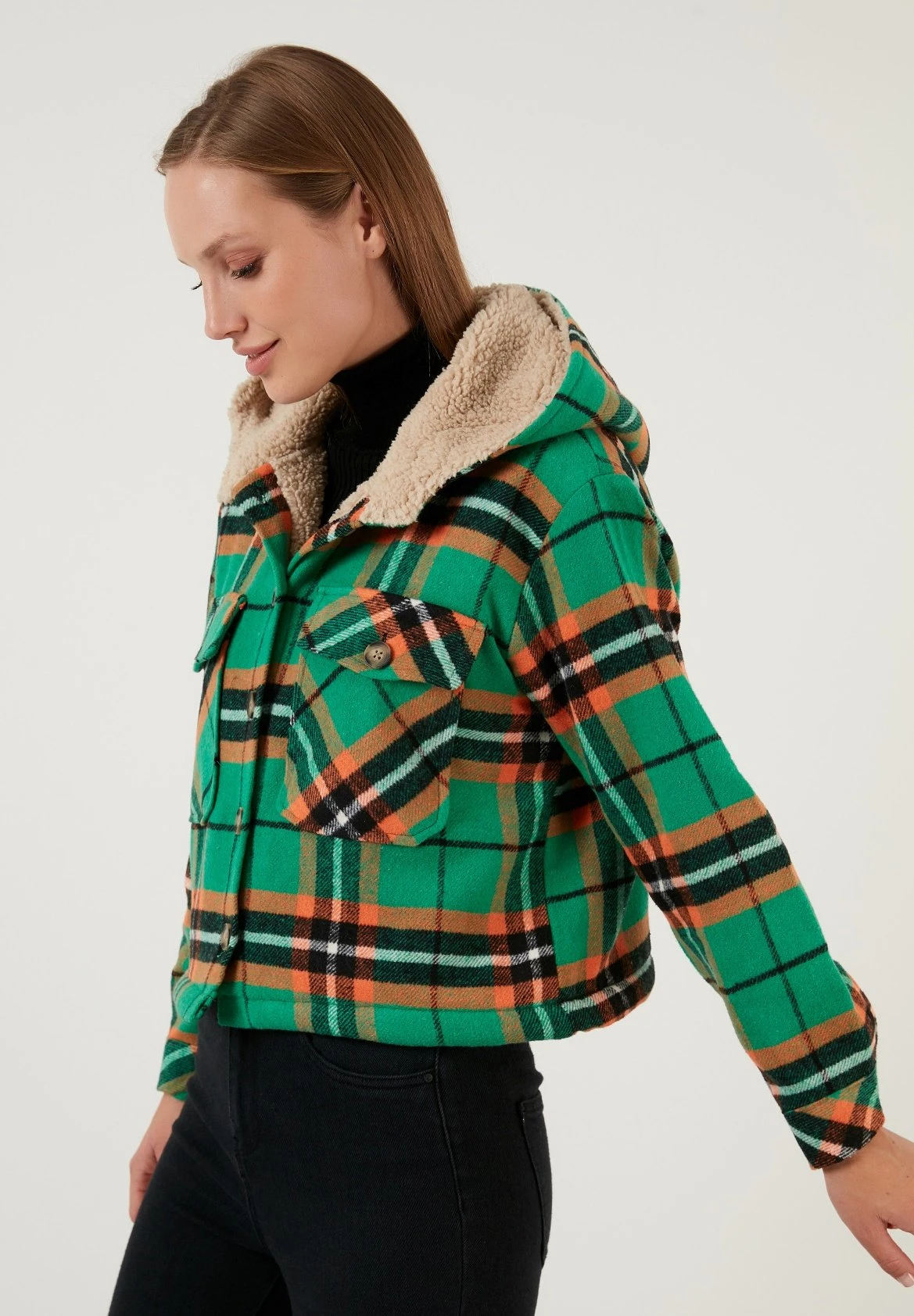 LELA Regular Fit - Giacca Da Mezza Stagione - Green 4 LELA Regular Fit - Giacca Da Mezza Stagione - Green - immagine 4