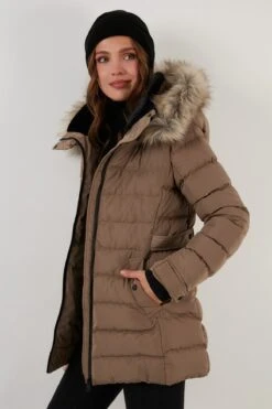 LELA Regular FitCappotto InvernaleCamel Donna Cappotti L6S21U003-B11 -Lela 0bde40f4719c4e6cbba5f1200fd81ecb