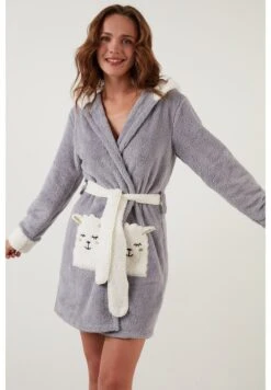 LELA Regular FitAccappatoioGrey Donna Intimo Notte E Loungewear L6S81S000-C11 -Lela 0bf6e39a1dad4ae798123e6f890b9913