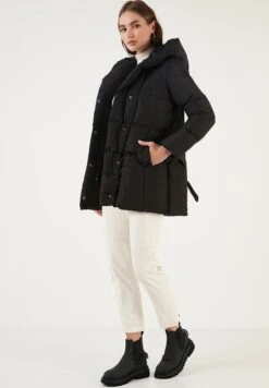 LELA Regular FitCappotto InvernaleBlack Donna Cappotti L6S21U024-Q11 -Lela 0e3f2b994ea54e9d92ff34d12fa5ade6