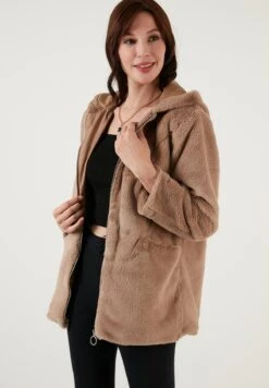 LELA Regular Fit - Cappotto Invernale - Beige -Lela 0e49c6c4f5a24ee3bdc96c12490a45fe