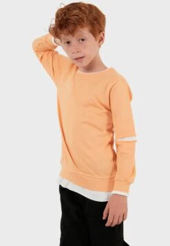 LELA Set Regular Fit - Felpa - Orange -Lela 0f3df7bd893f4466bf6c9b964658dd3f