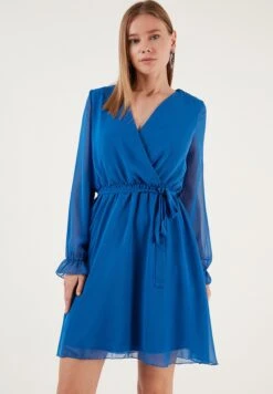 LELA Mini- Vestito Estivo - Blue