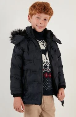 LELA Regular FitCappotto InvernaleDark Blue Bambini Abbigliamento Outwear L6S24L00M-K11 -Lela 10859418d8054fb0a53fc7210bc23646