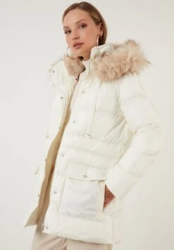 LELA Regular FitCappotto InvernaleEcru Donna Cappotti L6S21U01N-A11 -Lela 11c37cd0434e4828a2574c67c3397125