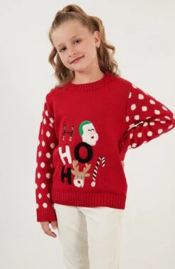 LELA Regular FitMaglioneRed Bambini Pullover & Cardigan L6S23J002-G11 -Lela 1245945b980a49a0ab6f685ac5e86b68