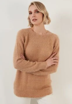 LELA Regular FitMaglioneCaramel Donna Maglieria L6S21I045-B11 -Lela 145d9bda5c50416cadd3e419bb447f9f