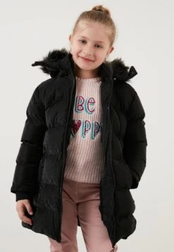 LELA Regular FitCappotto InvernaleBlack Bambini Abbigliamento Outwear L6S23L00B-Q11