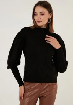 LELA Regular FitMaglioneBlack Donna Maglieria L6S21I04E-Q11 -Lela 14b2dbe7f13d47e6bcca073010a9a5b0