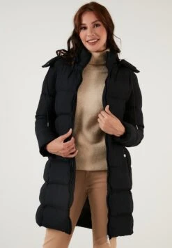 LELA Regular FitCappotto InvernaleBlack Donna Cappotti L6S21U012-Q11 -Lela 14dfe2845c9942cea3eec778752e7e47