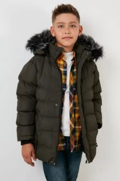 LELA Regular FitCappotto InvernaleKhaki Bambini Abbigliamento Outwear L6S24L002-N11 -Lela 14f3c686143a44319081c8b529117015