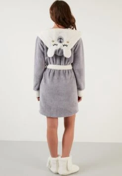 LELA Regular FitAccappatoioGrey Donna Intimo Notte E Loungewear L6S21C01B-C11 -Lela 167477be125d40afa4b292661a6fc0ad