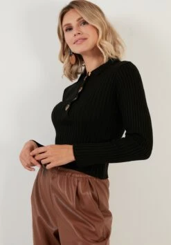 LELA PoloBlack Donna T-shirt E Top L6S21D029-Q11 9 LELA PoloBlack Donna T-shirt E Top L6S21D029-Q11 -Lela 175ad28336b34c34b93c871f4e08ae34