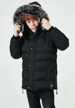 LELA Regular FitCappotto InvernaleBlack Bambini Abbigliamento Outwear L6S24L002-Q11 -Lela 1943a49548224fc9b3242a05b3a93d63