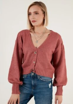 LELA Cardigan - Dusty Rose