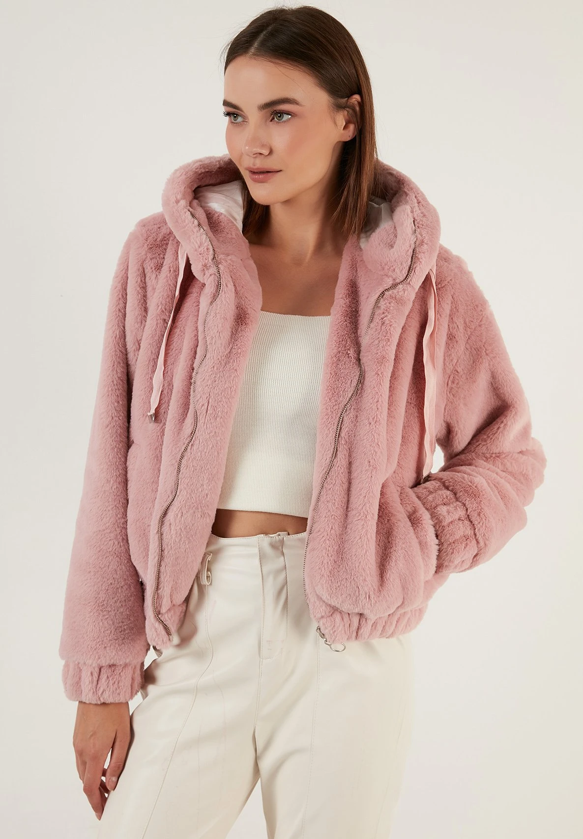 LELA Giacca Da Mezza StagionePowder Pink Donna Giacche E Blazer L6S21G00B-J11 4 LELA Giacca Da Mezza StagionePowder Pink Donna Giacche E Blazer L6S21G00B-J11 - immagine 4