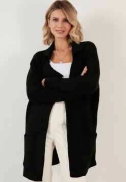 LELA Regular Fit - Cardigan - Black 9 LELA Regular Fit - Cardigan - Black -Lela 19f776c5f90344cebf65213cc5305091