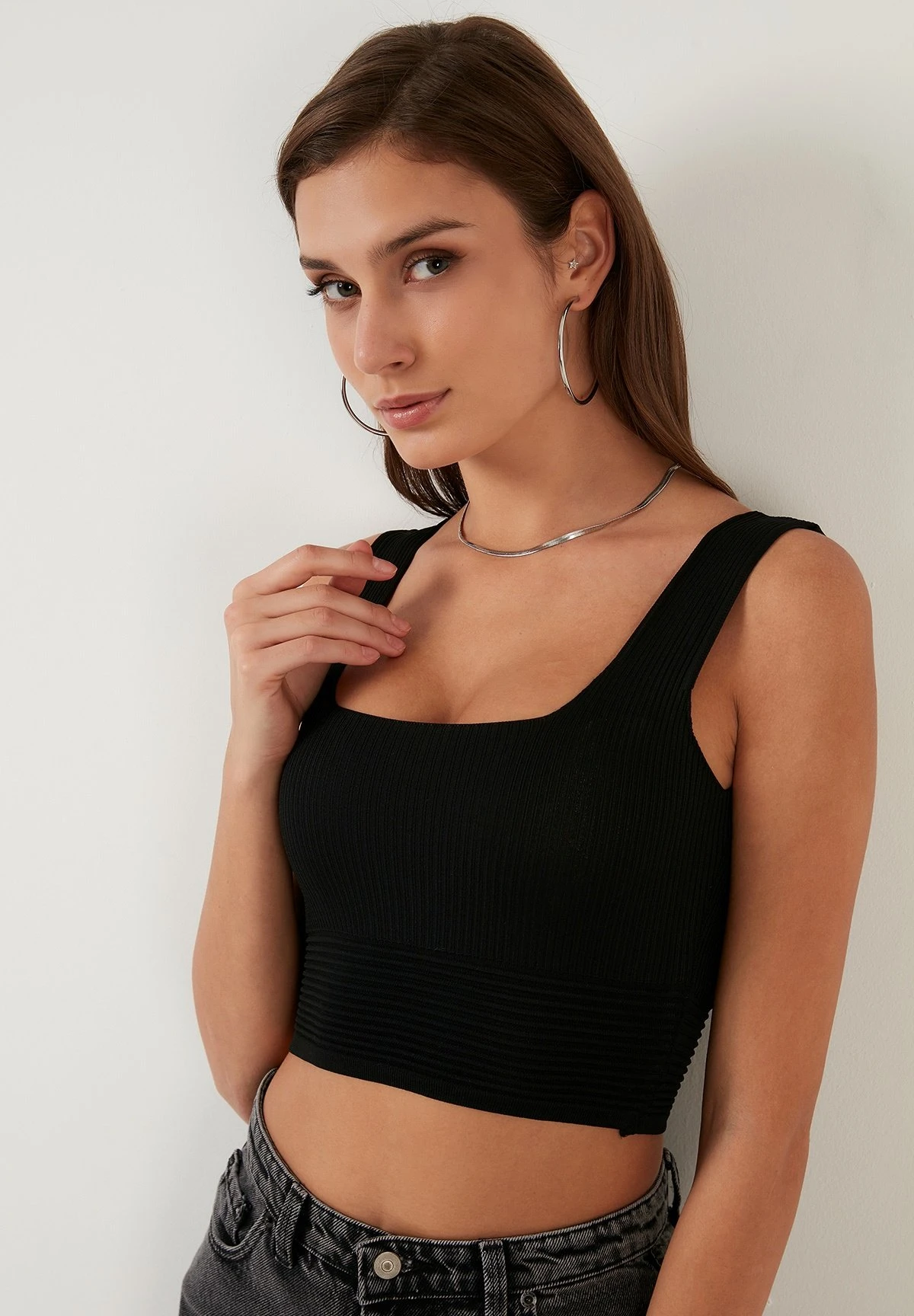 LELA Regular FitTopBlack Donna T-shirt E Top L6S21D028-Q11 3 LELA Regular FitTopBlack Donna T-shirt E Top L6S21D028-Q11 - immagine 3