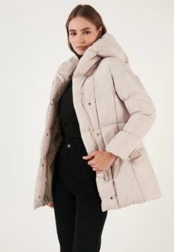 LELA Regular FitCappotto InvernaleStone Donna Cappotti L6S21U024-C11 -Lela 1a37fdcea31441c985c949f958841623