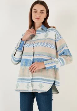 LELA CamiciaBlue Donna Camicie E Bluse L6S21E06B-K11 -Lela 1aa533bd295441c8a6f6302c27ab4ca6