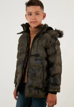 LELA Cappotto InvernaleKhaki Bambini Abbigliamento Outwear L6S24L00J-N11 9 LELA Cappotto InvernaleKhaki Bambini Abbigliamento Outwear L6S24L00J-N11 -Lela 1bf00e44bf454014a31a80431324cff2