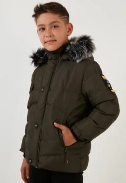 LELA Regular Fit - Giacca Invernale - Khaki -Lela 1de1868aa2d1435f92b1bd65c553c86c