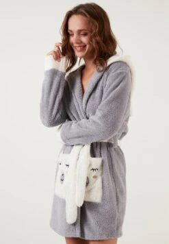 LELA Regular FitAccappatoioGrey Donna Intimo Notte E Loungewear L6S21C01B-C11 -Lela 1e4d2c0b45614727a516889c7974f1ae