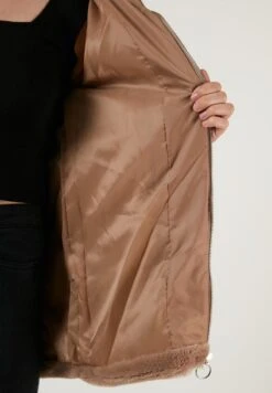 LELA Regular Fit - Cappotto Invernale - Beige -Lela 1e576101ef5a40458ab09251ae5dc784