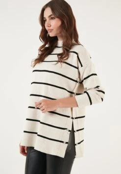 LELA MaglioneCream/Black Donna Maglieria L6S21I05E-A11 -Lela 1e65809bd5544c60a17be699aed3719c